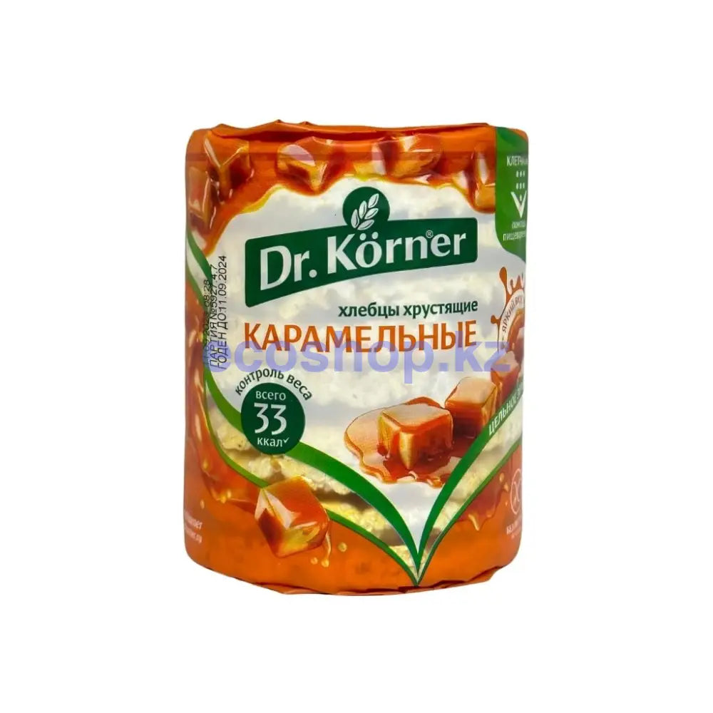 Dr Korner Хлебцы хрустящие кукурузно-рисовые Карамельные 100гр Хлебцы
