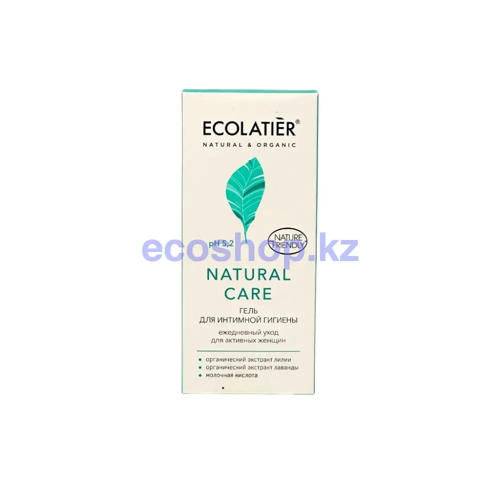 ECOLATIER Гель для интимной гигиены Natural Care Ежедневный уход 250мл Гель для интимной гигиены