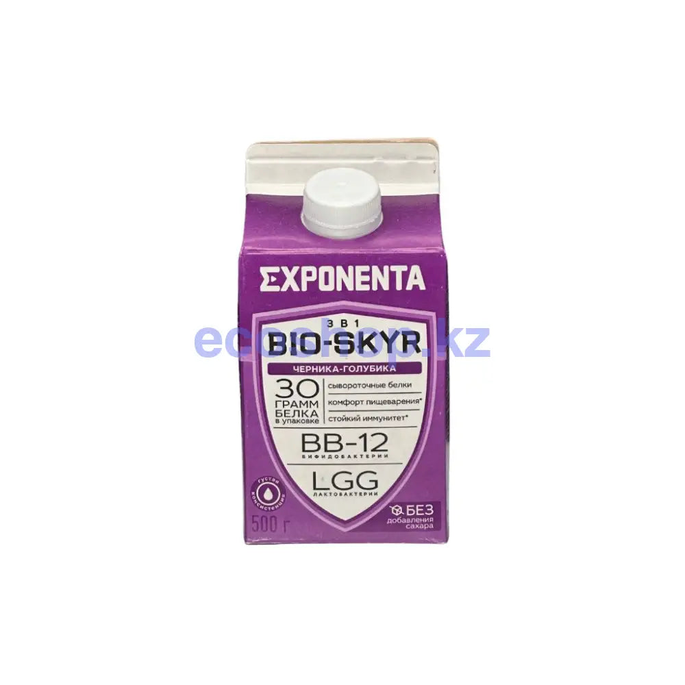 Exponenta Напиток кисломолочный Био-Скир Черника-Голубика 500гр Кисломолочный продукт