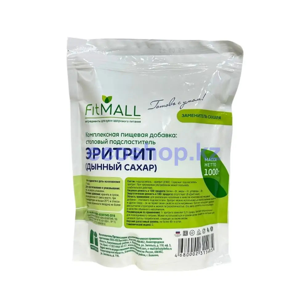 Фитпарад Эритрит 1000гр ТМ FitMall Сахарозаменитель