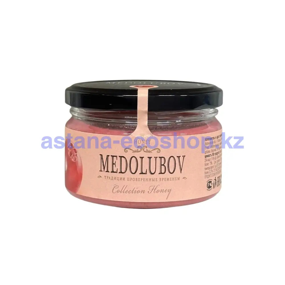 Крем-мед с брусникой 250 гр Русский Мед Крем-мед