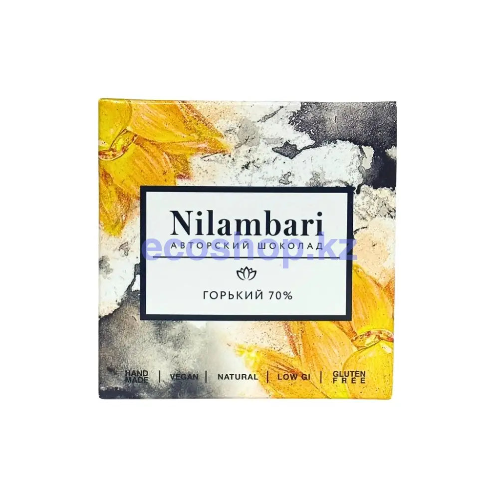 Nilambari авторский шоколад горький 70% 65гр Шоколад