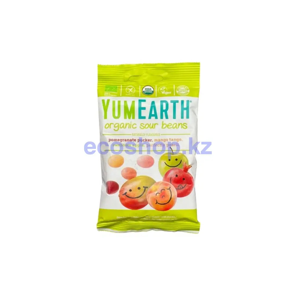 Органические жевательные конфеты с кислинкой 50гр YumEarth Жевательные конфеты