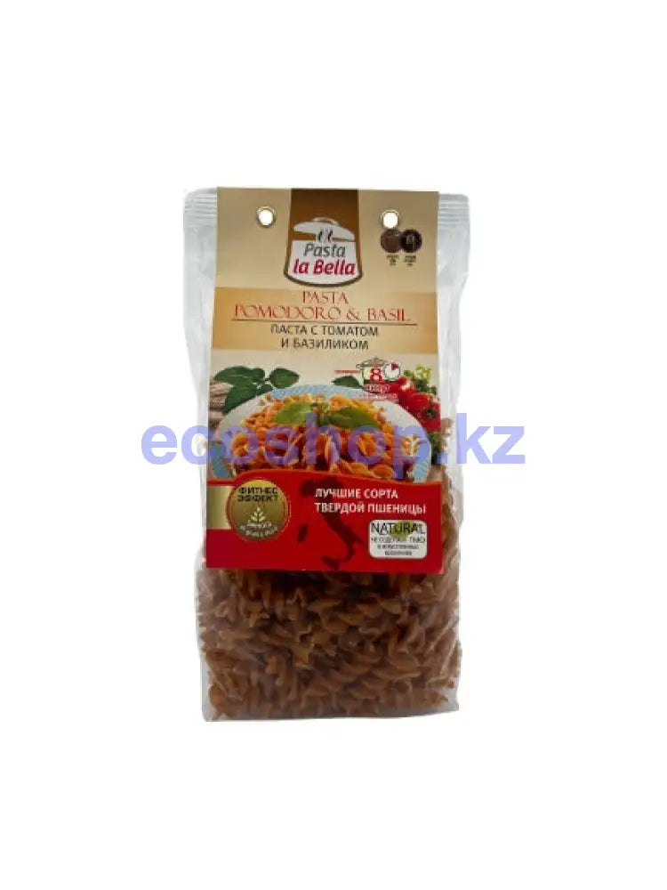 Pasta la Bella Макароны с Томатом и базиликом 250гр Макароны