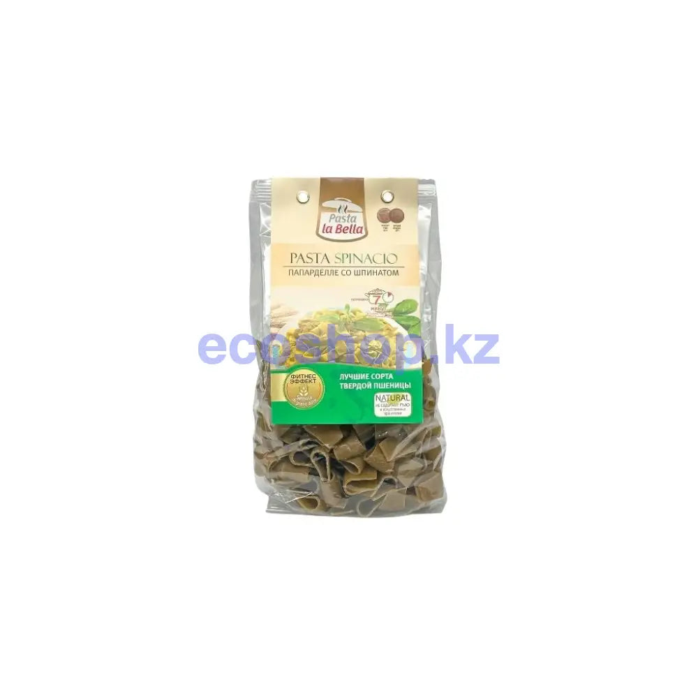 Pasta la Bella Макароны со Шпинатом 250гр Макароны