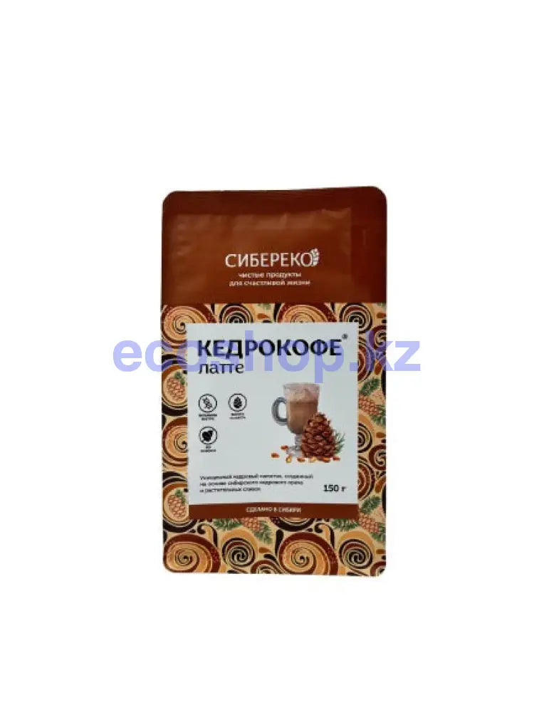 Сиберико Кедрокофе латте decaf напиток растворимый 150 г Кофе