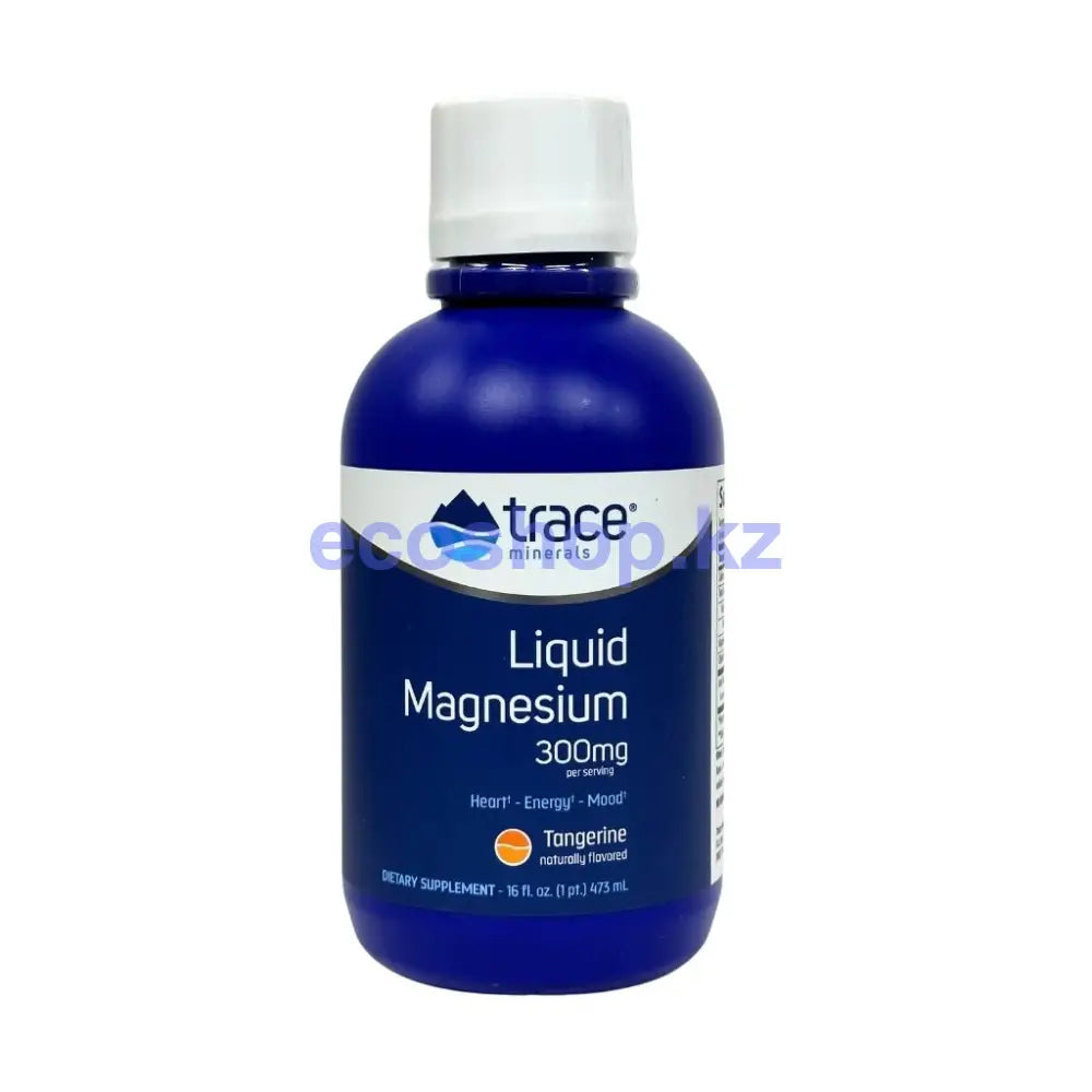 Trace minerals Жидкий магний мандарин 300 мг \ Magnesium 300mg 473ml Витамины