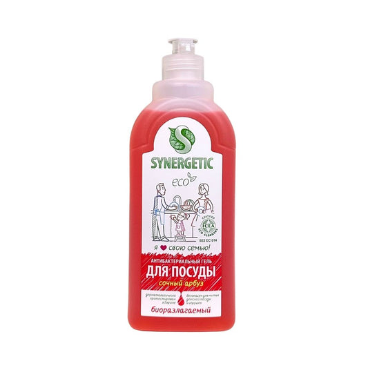 Синергетик Гель для мытья посуды Сочный арбуз 0,5л