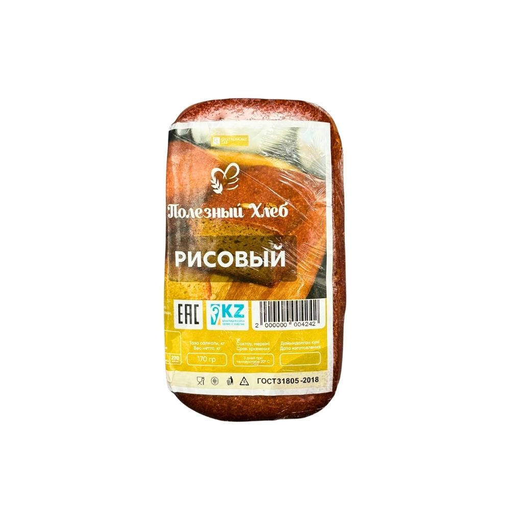 Хлеб безглютеновый на рисовой закваске 170гр