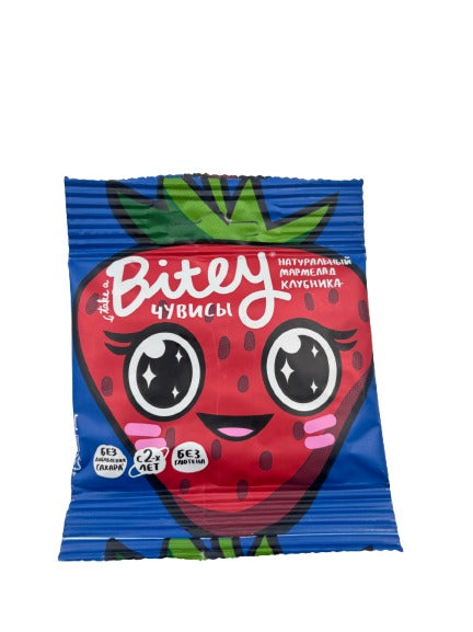 Bitey Фруктово-ягодный мармелад Клубника 20гр