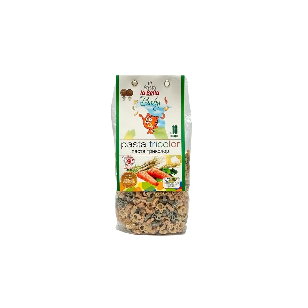 Pasta la Bella Baby Паста Триколор Макароны 250гр