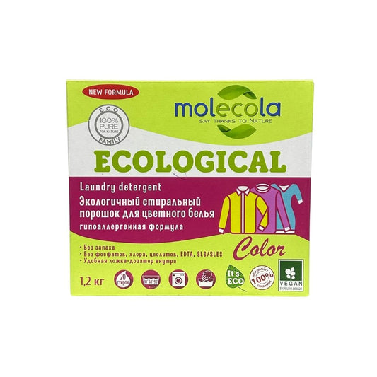 Molecola Стиральный порошок для цветного белья 1,2кг