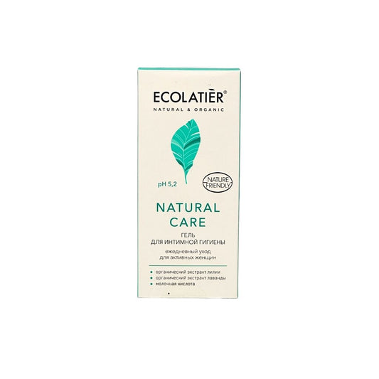 ECOLATIER Гель для интимной гигиены Natural Care Ежедневный уход 250мл