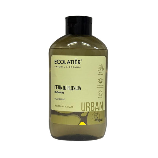 ECOLATIER URBAN Гель для душа Питание Жожоба и папайя 600мл