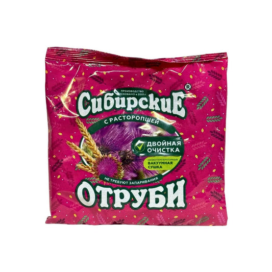 Сибирские Отруби Пшеничные с расторопшей 200гр