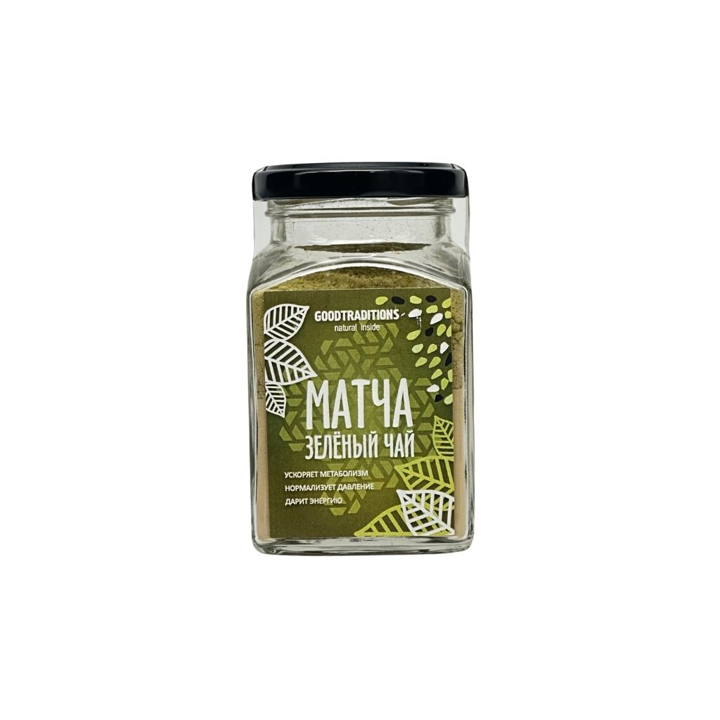 Goodtraditions Зеленый чай матча стекло 100гр
