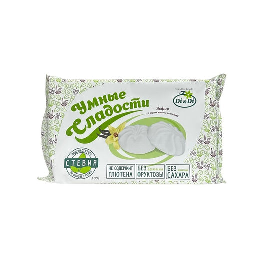 Ди Ди Зефир Умные сладости ванильный со стевией 150гр