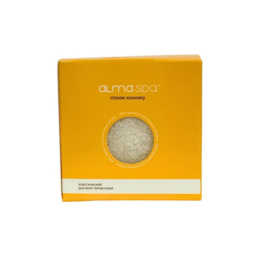 Alma spa Спонж конняку Классический для всех типов кожи