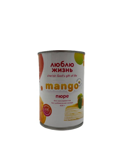 Aroy-D Люблю жизнь пюре из манго 430гр