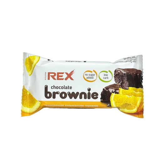 Роял кейк пирожное протеиновое брауни апельсиновое 50г