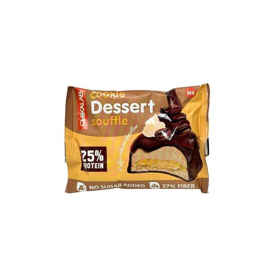 Chikalab Печенье глазированное с начинкой и суфле Кофе с маршмэлоу 55гр