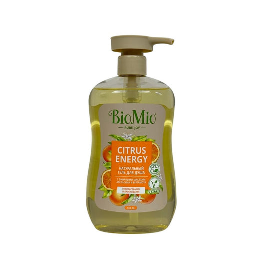 Био Мио Гель для душа Апельсин и бергамот 650мл