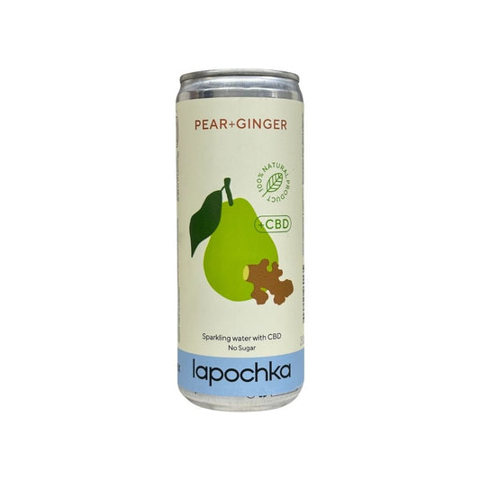 Лапочка Vitamin Water CBD Груша напиток безалкогольный 330мл