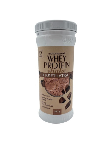 Сибирская Коктейль протеиновый с клетчаткой и шоколадом 360 г.