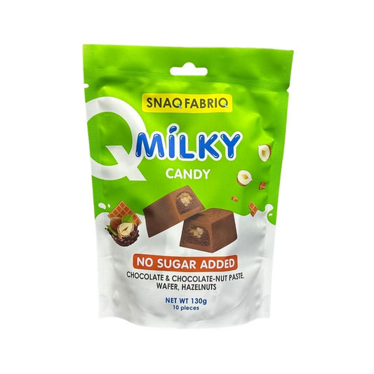 SNAQ FABRIQ Молочный шоколад шоколадно-ореховой пастой, вафлей и фундуком 130гр
