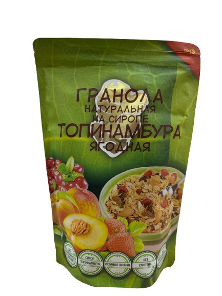 Гранола натуральная на сиропе топинамбура тропическая 250 гр, шт