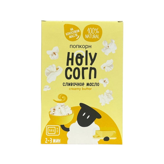 Holy corn Зерно кукурузное для приготовления Попкорна Сливочная масло 70гр