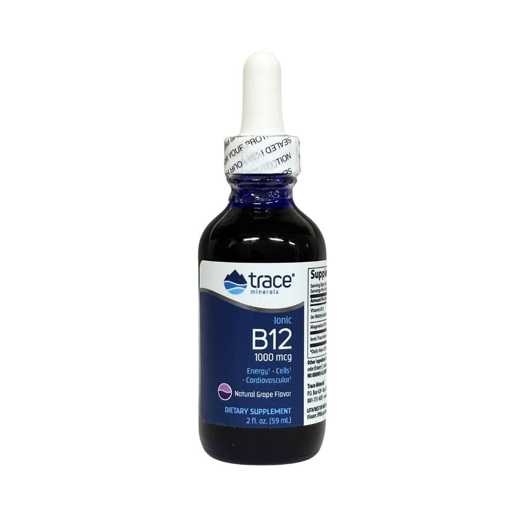 Trace minerals Натуральный виноград 1000 мкг \ 
Ionic B12 1000mcg 59ml