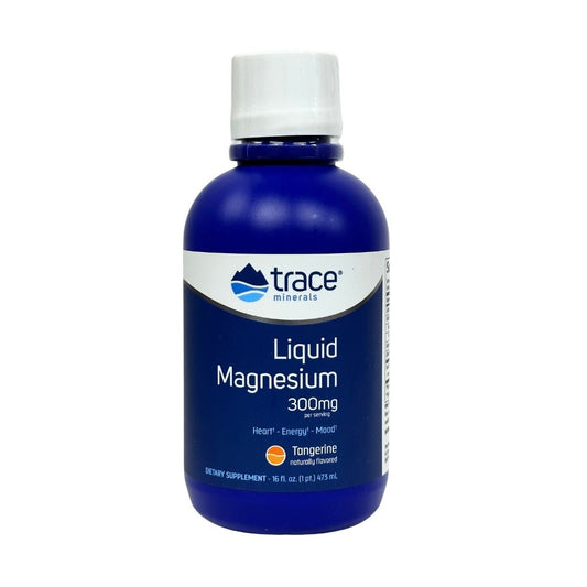 Trace minerals Жидкий магний, мандарин, 300 мг \ 
Magnesium 300mg 473ml