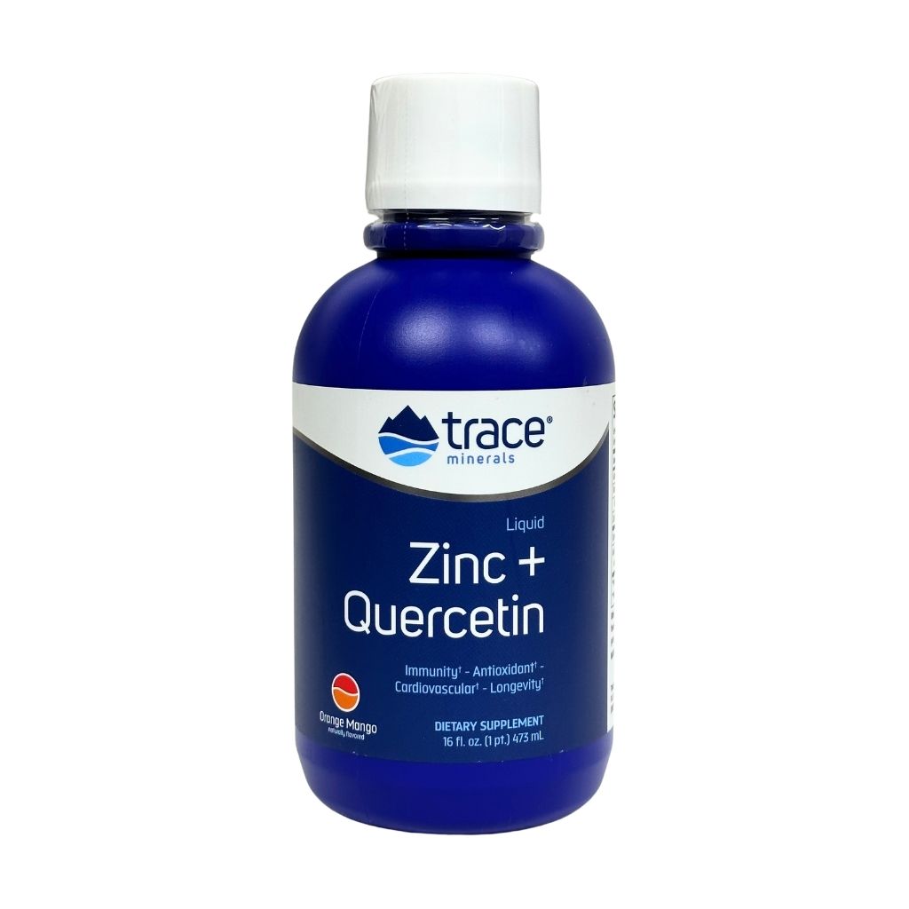 Trace minerals Жидкий цинк + кверцетин, апельсин и манго \ 
Liquid Zinc+Quercetin (Orange, mango) 473ml