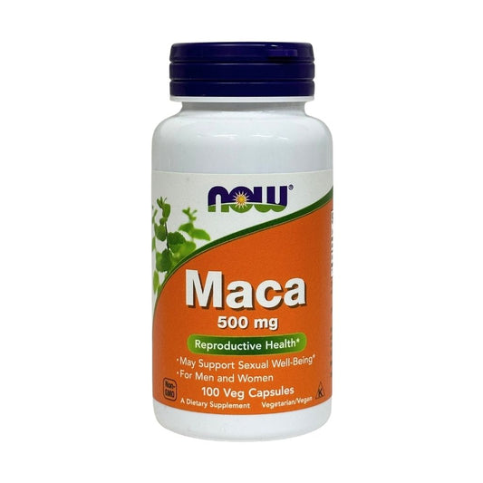Now Мака, 500мг, 100 раст кап \ Maca 500mg 100veg.caps