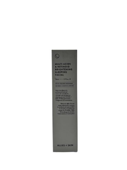 ALLIES OF SKIN Multi Acids & Retinoid Brightening Sleeping Facial 50мл