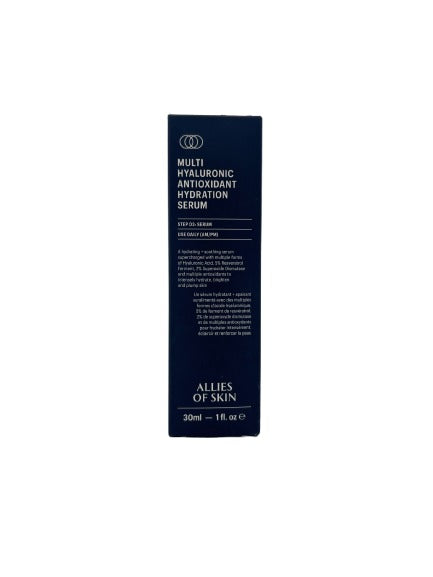 ALLIES OF SKIN Multi Hyaluronic Antioxidant Hydration Serum увлажняющая сыворотка 30мл