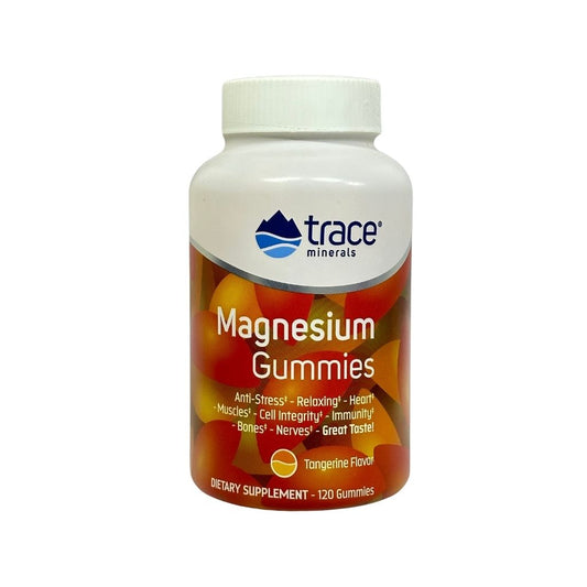 МАГНЕЗИУМ Гаммис со вкусом Мандарин Trace minerals Magnesium Gummies Tangerine Flavor 120 chewable