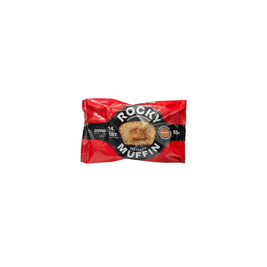 Маффин без сахара «Творожный» с карамельной начинкой Rocky Muffin