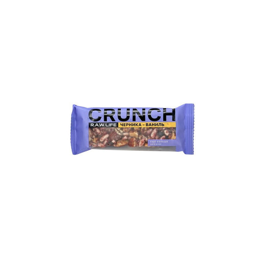 Рау лайф Ореховый батончик CRUNCH Choco Черника-ваниль