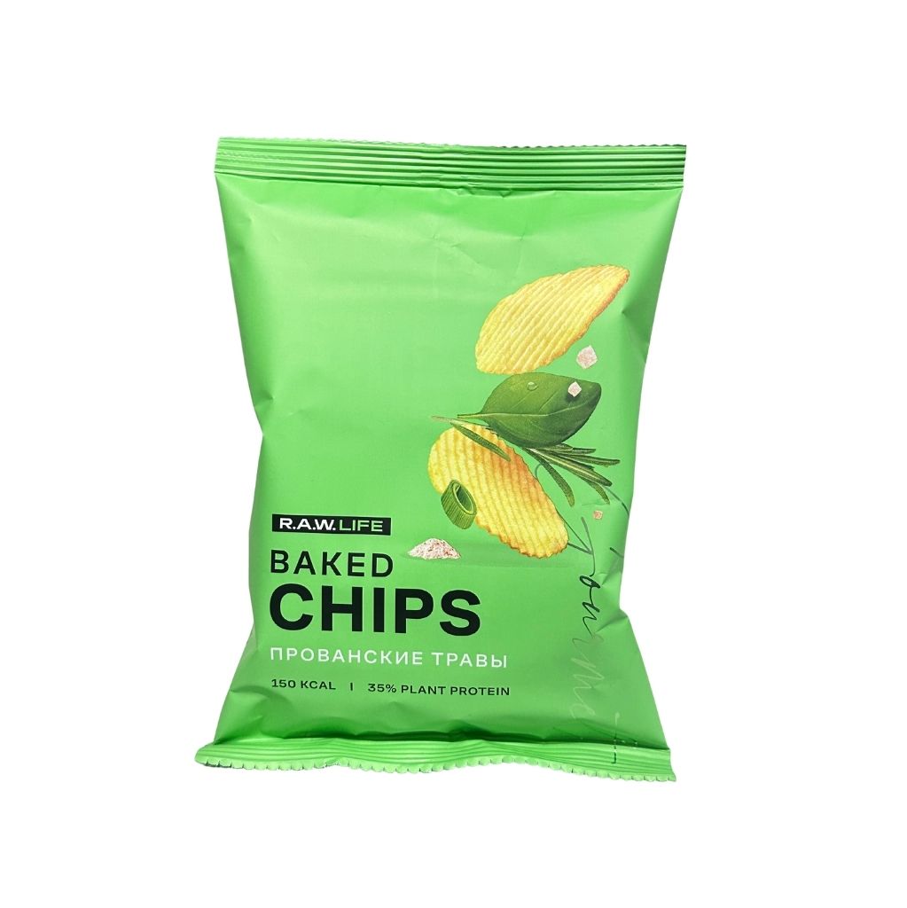 Рау лайф чипсы Baked Chips Прованские травы RAW Life