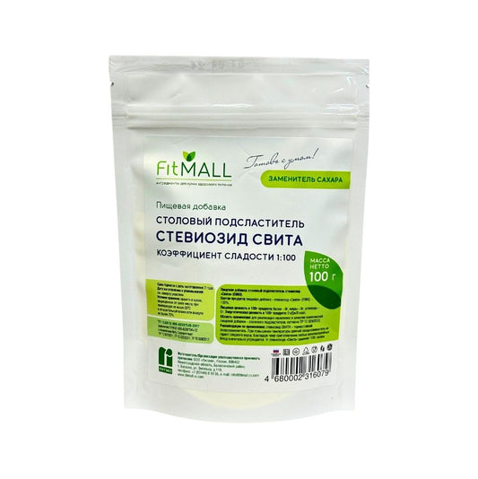 Фитпарад стевиозид Свита 100гр заменитель сахара FitMall