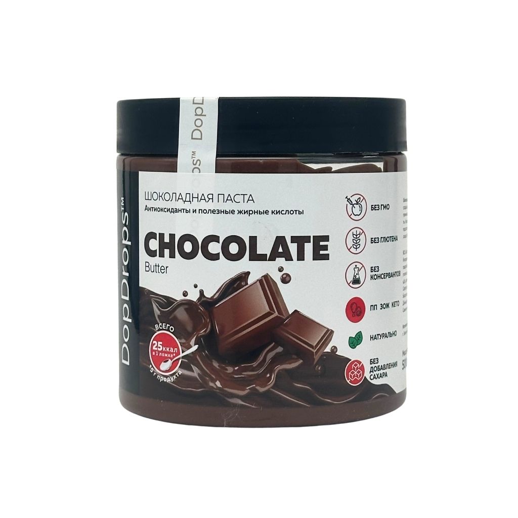 DopDrops паста шоколадная натуральная Шоколад Баттер 500гр