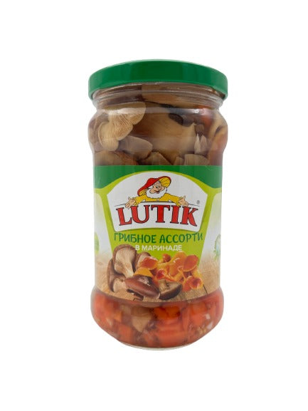 Америа Русс LUTIK Грибное ассорти в маринаде 314мл