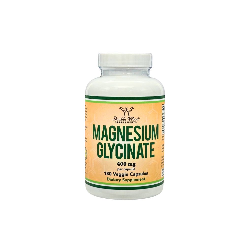Double Wood Magnesium Glycinate 400mg 180cap / Цират Магния 400мг в одной капсуле, 180кап