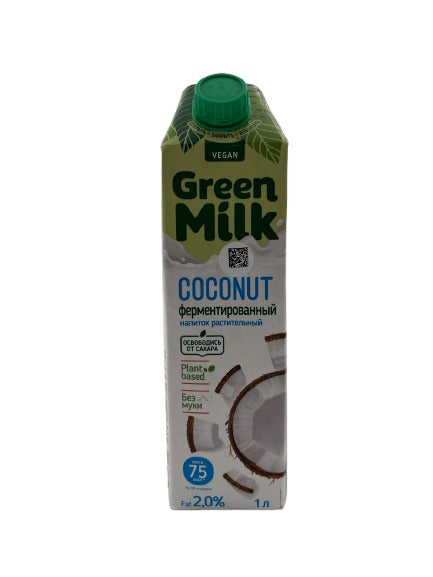 Green milk Напиток кокосовый на ячменно-нутовой основе 1л