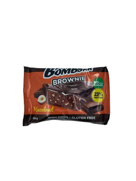BOMBBAR Печенье глазированное Брауни с фундуком 50гр