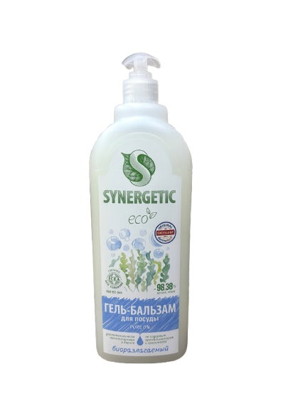 Синергетик Гель-бальзам для мытья посуды Pure 0% 1л