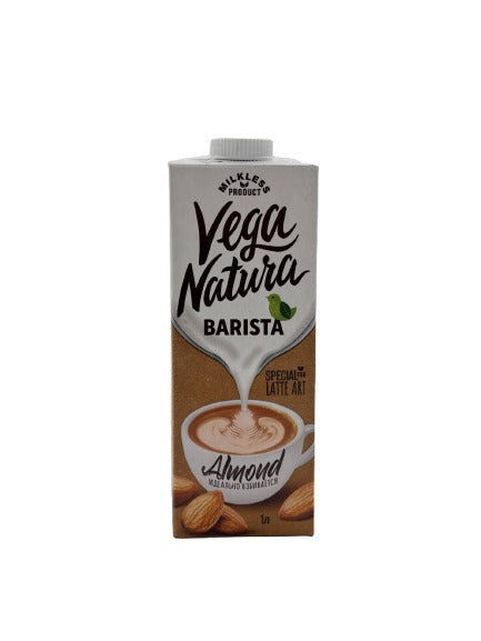 Ufood Растительное молоко Vega Natura Миндаль Barista 1 л