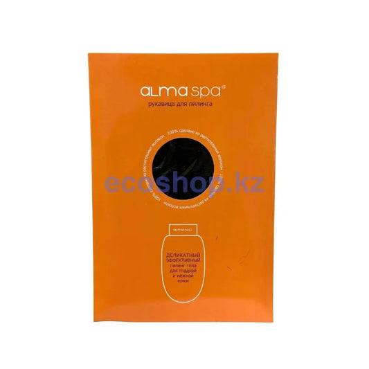 Alma spa Руковица для пилинга Черная Мочалка для пилинга